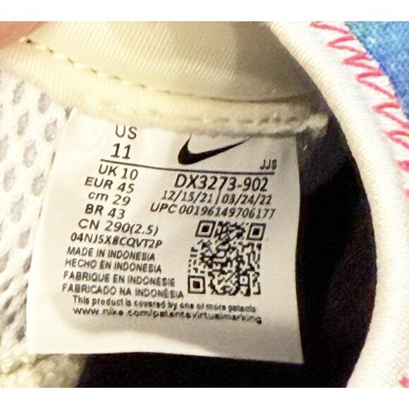 Nike Air Kukini SE Shoes Mens Size 11 Multicolor Pixel Swoosh Retro DX3273-902 - Picture 4 of 11